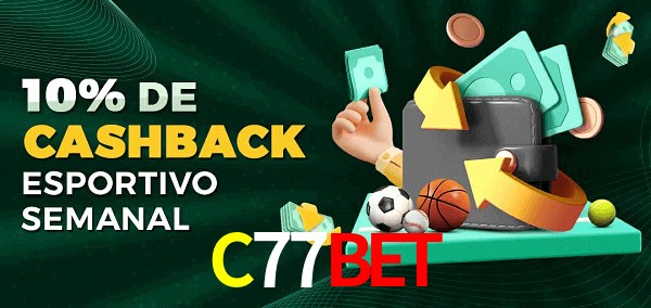 10% de bônus de cashback na C77Bet